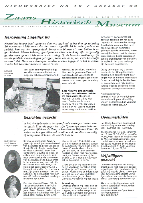 1999_10_nieuwsbrief_Honig_Breethuis-WEB