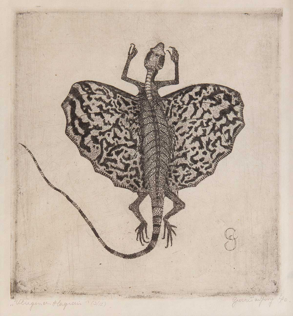 Gerrit de Jong_Vliegende hagedis_1200