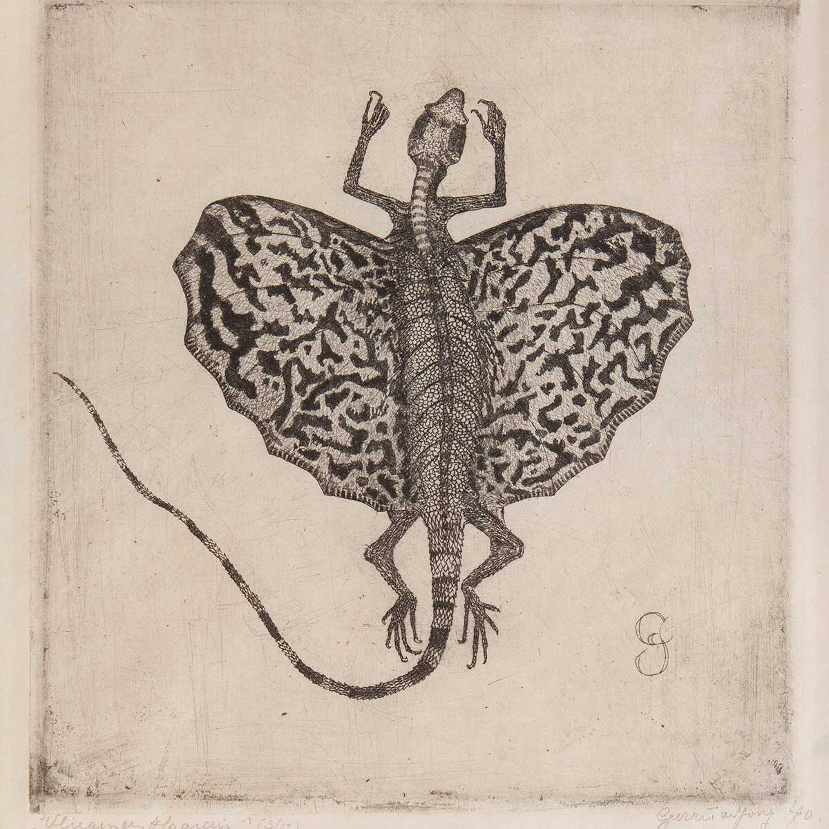 Gerrit de Jong_Vliegende hagedis_1200
